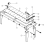 Main Frame Assembly for Norton Clipper CST120-400V Table Saw