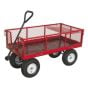 Platform Truck with Sides Pneumatic Tyres 450kg Capacity Sealey Part No. CST806