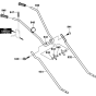 Handle Assembly for Husqvarna CT 16 Cultivator/Tiller