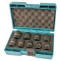 9pc Impact Socket Set 1/2" Sq, Makita OEM No. D-41517