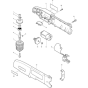 Main Assembly for Makita DA302D 7.2V Cordless Angle Drill