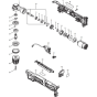 Main Assembly for Makita DA333DZ Cordless Angle Drill