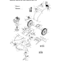 Complete Product Assembly for Husqvarna DB51 Commercial Lawn Mower