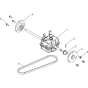 Gear Box Assembly for Husqvarna DBS51 Commercial Lawn Mower
