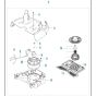 Top Door Assy for Husqvarna DC1400 Dust Extractor