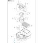 Vaccum System Assy for Husqvarna DC1400 Dust Extractor