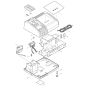 Complete Assembly for Makita DC36RA Battery Charger