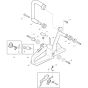 Handle Assembly for Makita DCS330S-35 Chainsaws