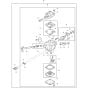 Carburetor Assembly for Makita DCS4300I-38 Chainsaws