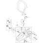 Body and Handle Assembly For Makita DCS6800I-53 Chainsaw