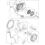 Starter and Flywheel Assembly For Makita DCS7300-45 Chainsaw