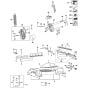 Main Assembly for DeWalt DCS777 Mitre Saw