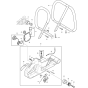 Body and Handle Assembly For Makita DCS9000-50 Chainsaw