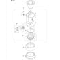 Tank Assy for Husqvarna DE110H Dust Extractor