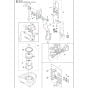 Electrical Assy for Husqvarna DE110SH Dust Extractor