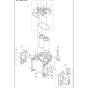 Housing Assy for Husqvarna DE120H Dust Extractor