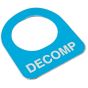 Genuine Decal 'Decomp' for Atlas Copco Cobra TT Breaker - 9234 0003 45