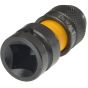 DT7508 1/2in Drive to 1/4in Hex Impact Adaptor by DEWALT - DT7508-QZ