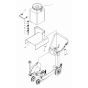 Water Tank Assembly for Wacker DFS90 Floor Saw