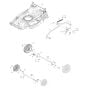 Deck, Wheel Assembly for Makita DLM480 Mower