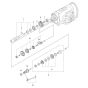 Gear Assembly for Husqvarna DM 1 PACE Core Drill