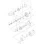 Motor Assembly for Husqvarna DM 200 Core Drill