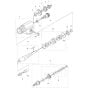 Gearbox Assembly -1 for Husqvarna DM 220 Core Drill