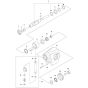 Gearbox Assembly for Husqvarna DM 400 Core Drill