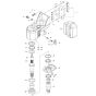 Spindle Assembly for Husqvarna DM 406 H Core Drill