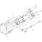 Rear Handle Assembly for Husqvarna DM 650 Core Drill