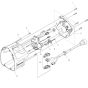 Rear Handle Assembly for Husqvarna DM 700 Core Drill