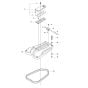 Base Plate Assembly for Husqvarna DMS 180 Drill Stands & Unit