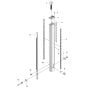 Column Assembly for Husqvarna DMS 180 Drill Stands & Unit