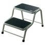 Anti-Slip Steel Static Handy Steps (H)380x(W)440x(D)655