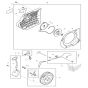 Starter Assembly for Makita DPC6201 Disc Cutter