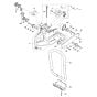 Tank, Handle Assembly for Makita DPC6401 Disc Cutter