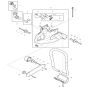 Handle Assembly for Makita DPC7300 Disc Cutter