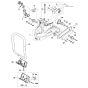 Tank, Handle Assembly for Makita DPC7310 Disc Cutter