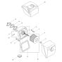 Air Cleaner Assembly for Wacker DPS1850H Plate Compactor