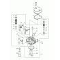 Cylinder Head Assembly for Wacker DPS2040 Plate Compactor