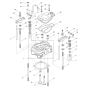 Cylinder Head Assembly for Wacker DPS2050H Plate Compactor