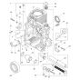 Crankcase Assembly for Wacker DPS2050H Plate Compactor