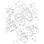 Air Ducting Assembly for Wacker DPS2050Hw Plate Compactor