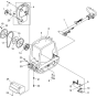 Vibratory Plate Assembly for Wacker DPU2440F-5000007877 (Diesel-Crankstarter) Rev.101 Reversible Plate Compactor