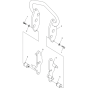 Guiding Frame Assembly for Wacker DPU2440F-5000007878 (Diesel-Crankstarter) Rev.101 Reversible Plate Compactor