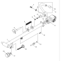 Center Pole Assembly for Wacker DPU2950-5000007881 (Diesel-Crankstarter) Rev.100 Reversible Plate Compactor