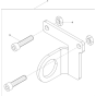 Towing Eye Assembly for Wacker DPU3070H 5000610041 (Diesel-Recoil Starter) Rev. 107 Reversible Plate Compactors