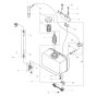 Fuel Tank Assembly for Wacker DPU40 Plate Compactor