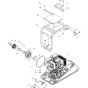 Upper Mass Assembly for Wacker DPU4045H-5000610044 (Diesel-Crankstarter) Rev.107 Reversible Plate Compactor