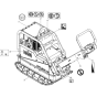 Labels Assembly for Wacker DPU5545H-5000216633 Rev.101 Plate Compactor